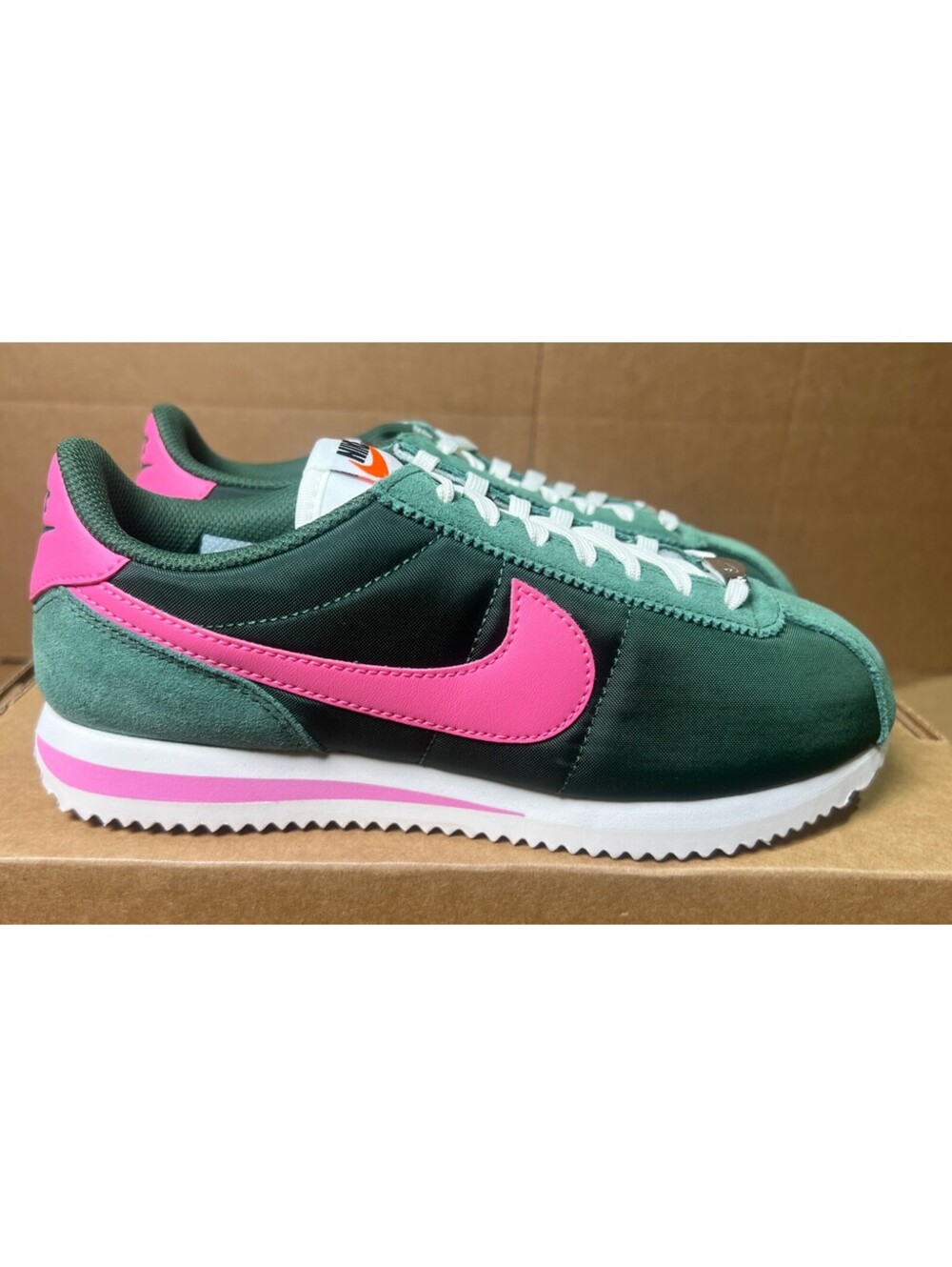 Women's Nike Cortez FIR/Pinksicle-Sail (IF1764 300) Sz 6.5